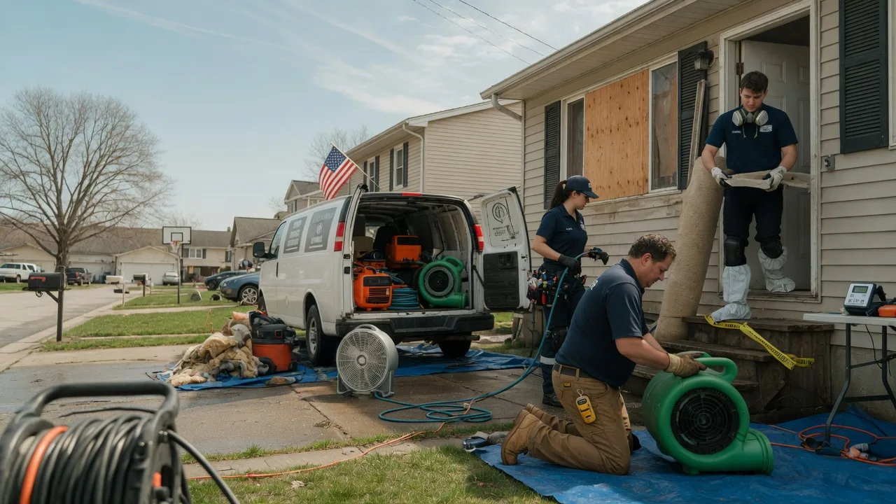 Water Damage Restoration in Peosta, IA near me